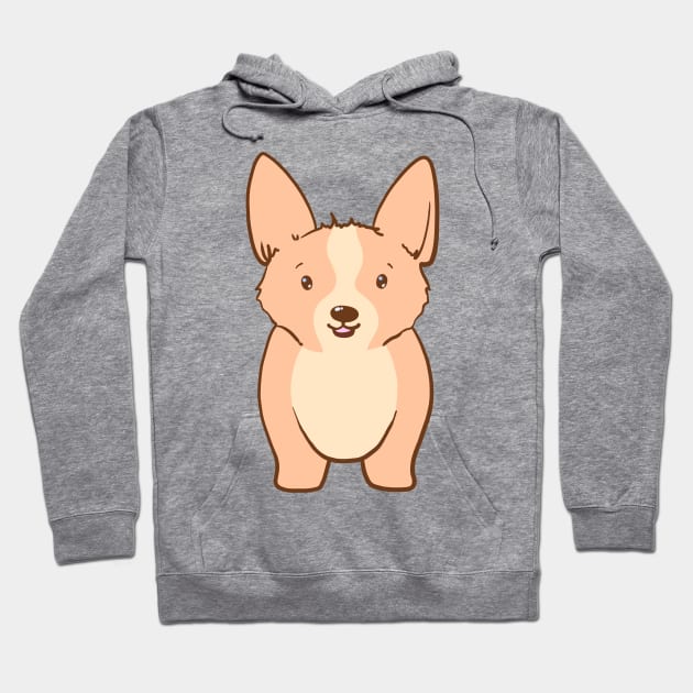 Cute Corgi Hoodie by KelseyLovelle